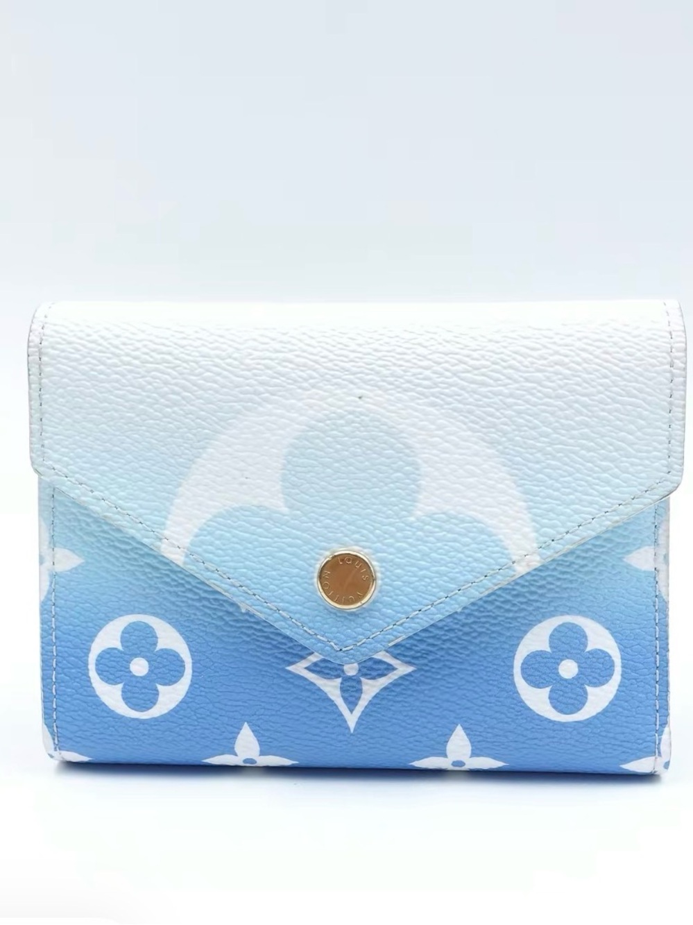Louis Vuitton Monogram By The Pool Victorine Wallet Blue 2021 w/ Box & Dust Bag
